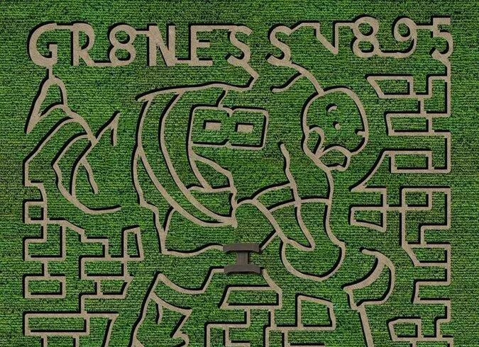 Американские фермеры создали лабиринт в честь Александра Овечкина