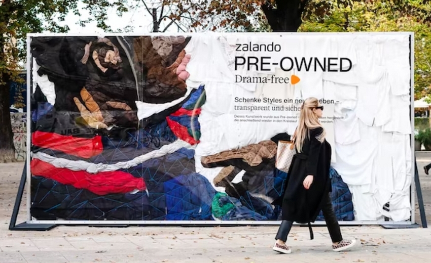 Ритейлер Zalando показал «Модные рекламные щиты, бывшие в употреблении»