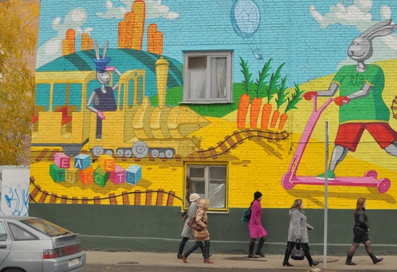 Иван Шубин назвал недопустимой коммерческую рекламу, спрятанную под стрит-арт-проекты