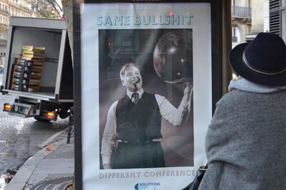 Движение Brandalism показало своё отношение к конференции ООН по глобальному потеплению