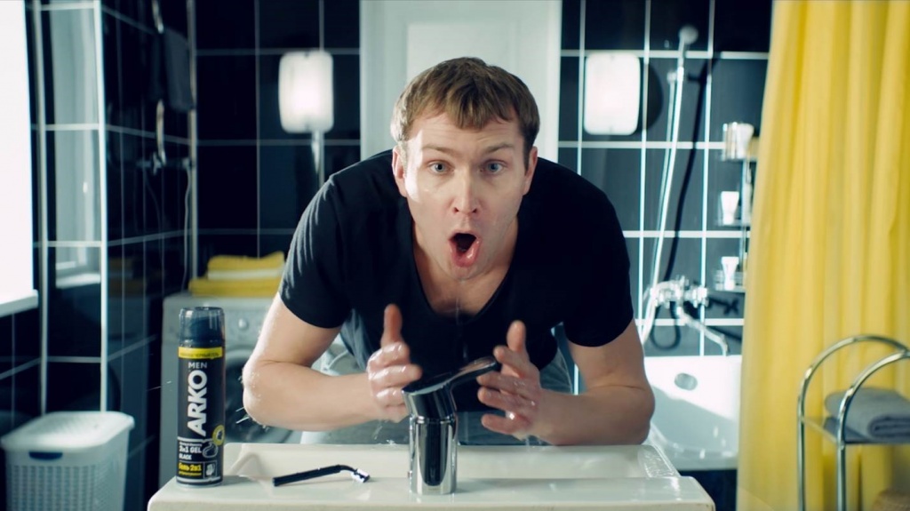 Актёр Николай Наумовов не увидел ничего обычного в чёрном геле для бритья АRKО Men