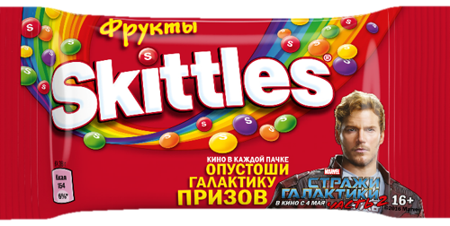 Стражи Галактики предпочитают Skittles