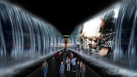 20th Century Fox заставила расступиться воды парижского озера Ла Виллет