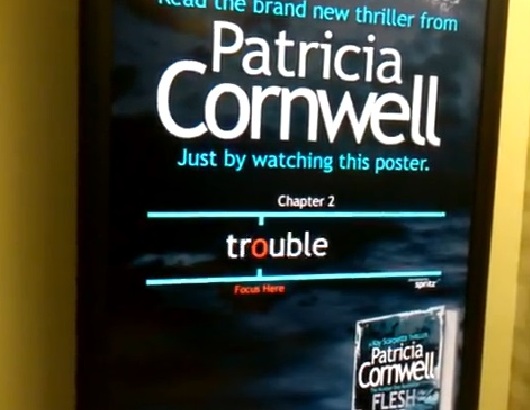 В Лондоне цифровая наружная реклама заменила электронную книгу