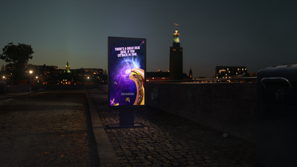 McDonald's и Nord DDB отправили поклонников бургеров в прошлое