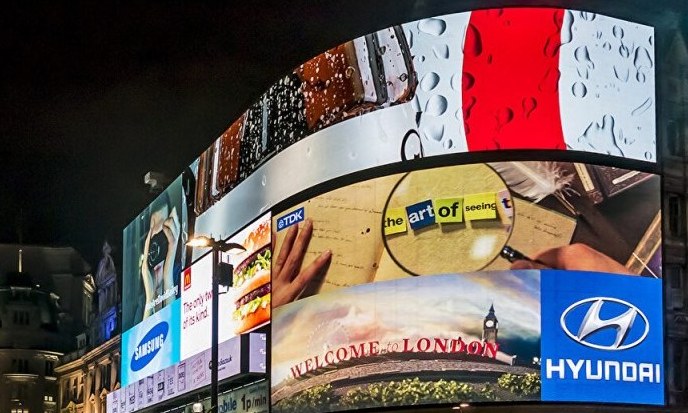 Британский рекламный рынок ушёл в минус 